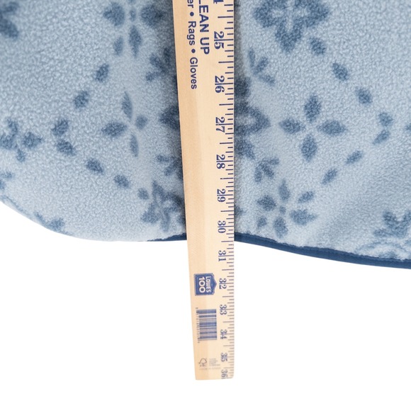 Passenger Women's XXL Juana Recycled Polar Hooded Fleece Jacket Blue Tile Print - Picture 8 of 11